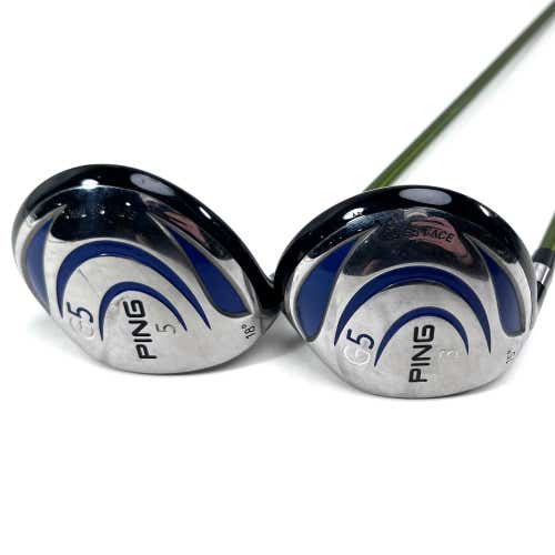 LEFTY Ping G5 3 & 5 Fairway Wood Set 15* | 18* Aldila NV Green 75g Regular LH