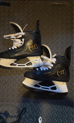 Black 2025 Warrior Alpha Pro Hockey Skates Regular Width Pro Stock 9.5 (New)