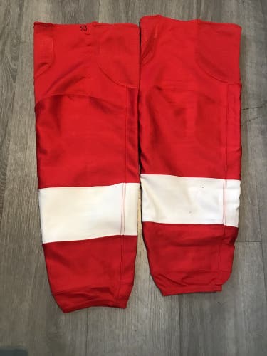 Red Wings Senior Large Adidas Game Socks Pro Stock Debrincat (Used)
