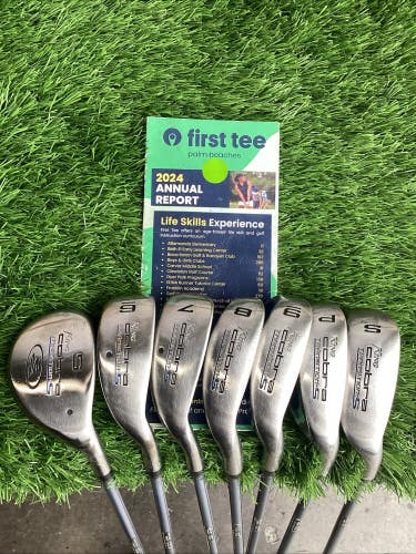 King Cobra Transition-S Hybrid Irons Set 5-PW, SW With Ladies Graphite Shafts