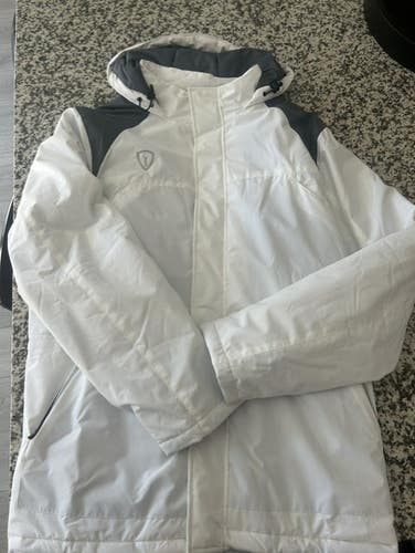 Adrenaline Early Season heavyweight lacrosse jacket mens NEW XL white