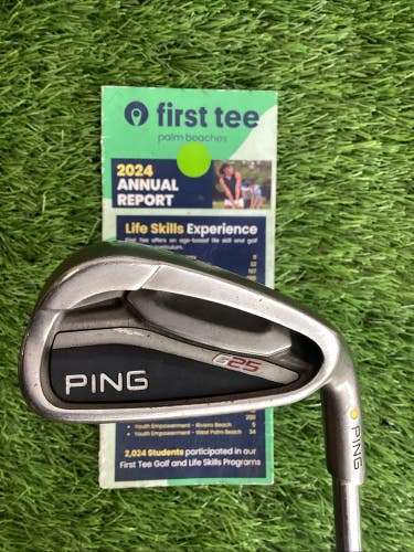 Ping G25 Yellow Dot Single 6 Iron With Stiff Steel Shaft
