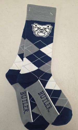 ST1 Mens NCAA BUTLER BULLDOGS Crew Socks Lot of 1 Pair MEDIUM New