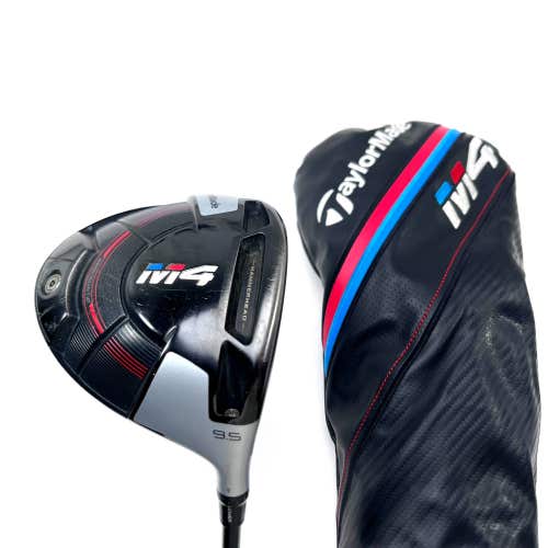 TaylorMade M4 Driver 9.5* Fujikura Atmos 5s 50g Stiff Graphite Mens RH