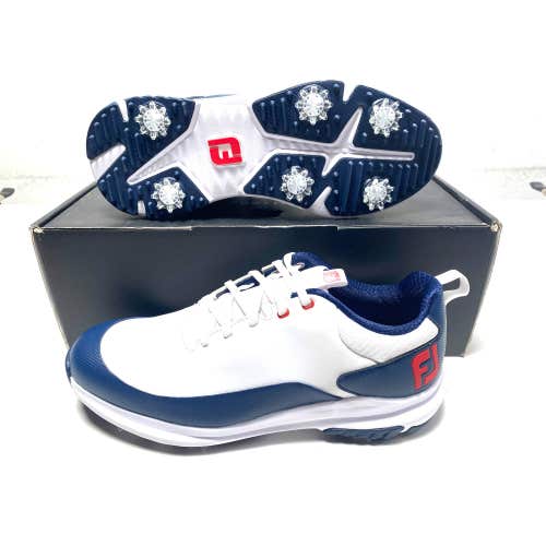 FootJoy Tour Rival Golf Shoes White Men's SZ 10.5 ( 56959 ) NIB