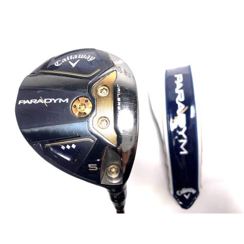 Callaway Paradym Triple Diamond 5 Fairway 18* Project X Denali Red 6.0 Stiff RH