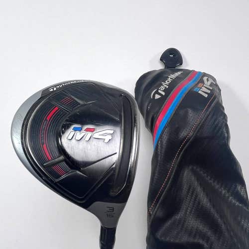 TaylorMade M4 3 Fairway Wood 15* Fujikura Atmos red 6S Stiff RH HC