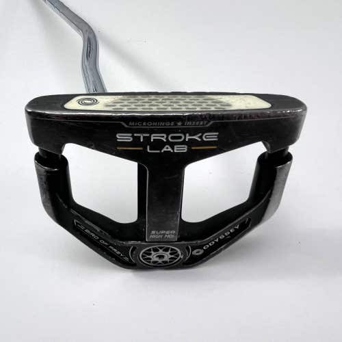 LEFTY Odyssey Stroke Lab Black Bird Of Prey Putter 34.5" Mens LH