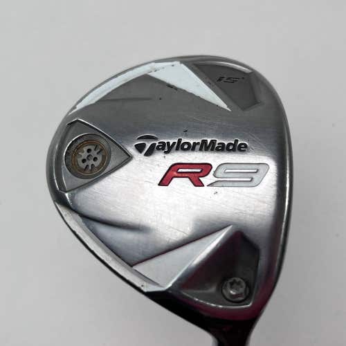 TaylorMade R9 3 Fairway Wood 15* Fujikura Motore 65g Stiff Graphite Mens RH
