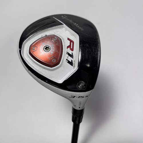 TaylorMade R11 3 Fairway Wood 15.5* Motore F3 TP 80g Extra Stiff RH -1/2''