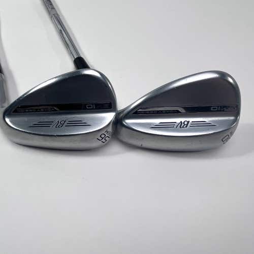 Titleist Vokey SM10 Tour Chrome Wedge Set 56* 8 | 60* 8 SM10 Wedge Steel Mens RH