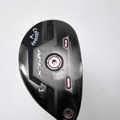 Callaway Apex 21 3 Hybrid 19* UST Mamiya Recoil Dart F4 75g Stiff RH