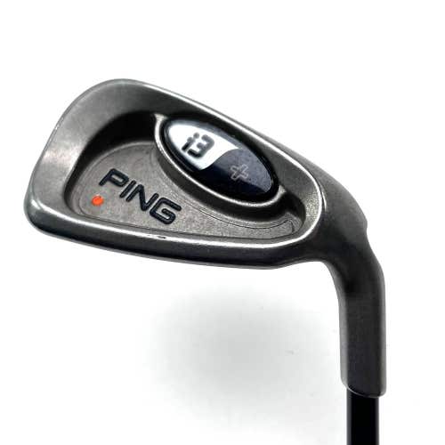 Ping i3 + Single 9 Iron Orange Dot 2* Flat 350 Series Ladies Graphite Womens RH