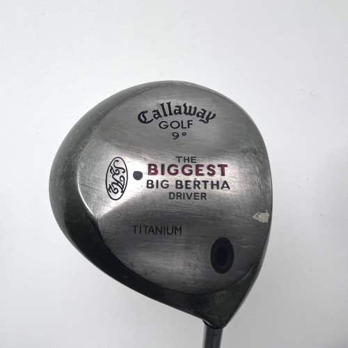 Callaway Biggest Big Bertha Driver 9* BB UL Regular Graphite Mens RH