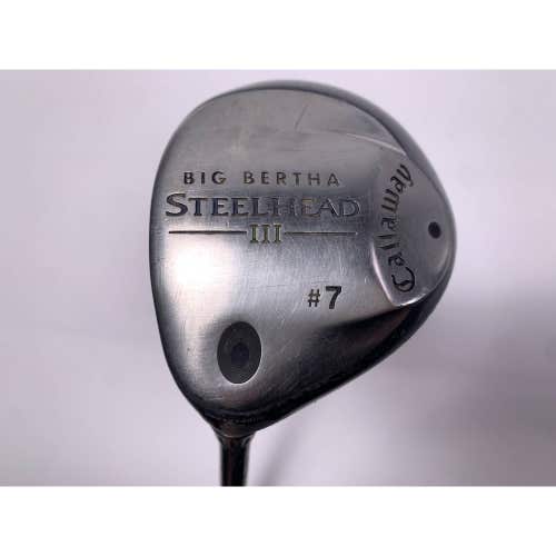 LEFTY Callaway Steelhead III 7 Fairway Wood 21* System III Regular LH