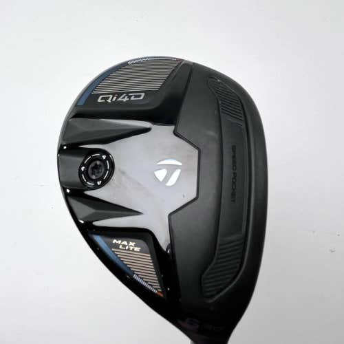 TaylorMade Qi4D Max Lite Rescue 6 Hybrid 30* Reax 40g Ladies RH