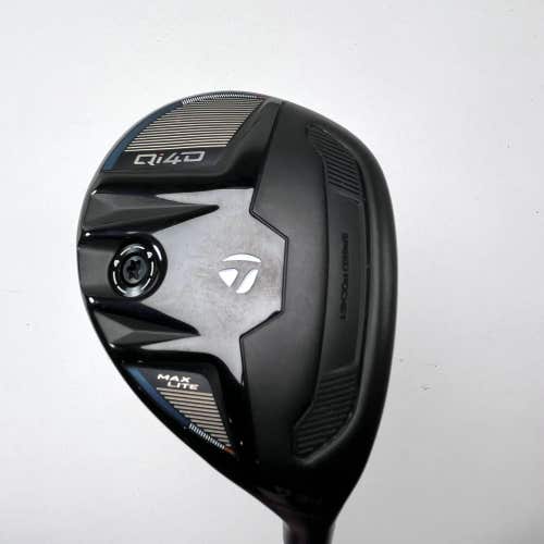TaylorMade Qi4D Max Lite Rescue 7 Hybrid 34* Reax 40g Ladies RH