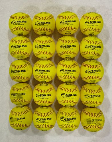 Softball 20 pack 12" (99% new)