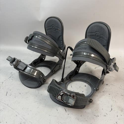 Ride LS Snowboard Bindings, Grey, Medium