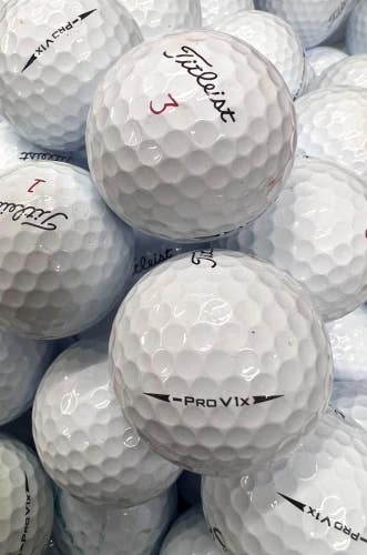 12 Titleist Pro V1x Left Dash Near Mint AAAA Used Golf Balls