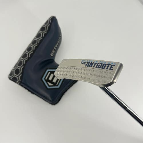 Bettinardi Antidote SB1 Putter RH Blade 33 1/4" Headcover Used Steel Golf Club