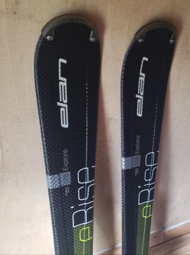 175cm ADULT SKIS Elan XPLORE 76 E-RISE w/ELAN ESP10 BINDINGS *USED* CLEANED