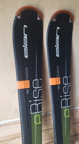 150cm Adult SKIS Elan XPLORE 76 w/ELAN ESP10 BINDINGS *USED* CLEANED/READY TO USE