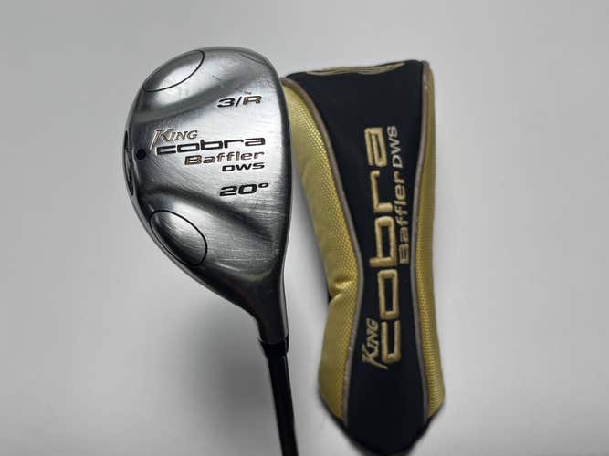 Cobra Baffler DWS 3 Hybrid 20* Aldila NV HL 65g Stiff Graphite Mens RH HC