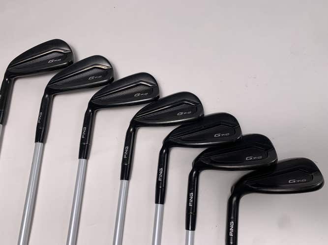 LEFTY Ping G710 Iron Set 5-PW+SW Black Dot ULT240 Lite Ladies Graphite Womens LH