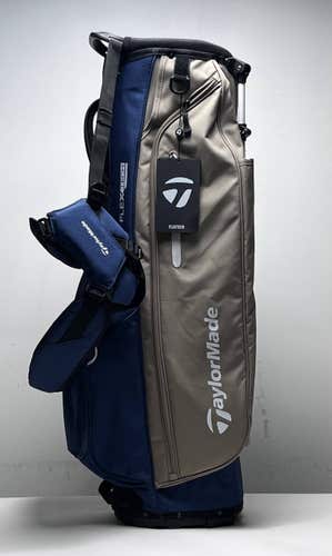 TaylorMade Flex Tech Carry Bag Brown 4-Way Divide Dual Strap Golf Bag NEW