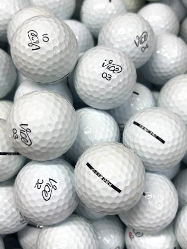 50 Near Mint AAAA Vice Pro Zero Used Golf Balls