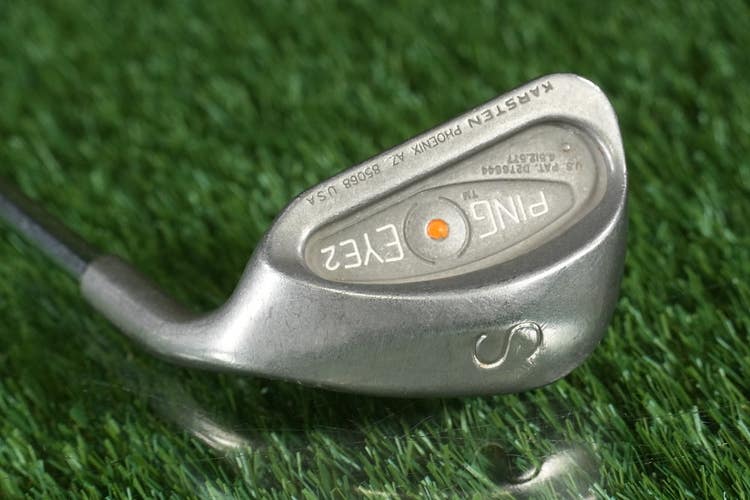 Ping Eye 2 Karsten Sand Wedge "S" ZZ Lite Stiff Orange Dot Steel Golf Pride RH