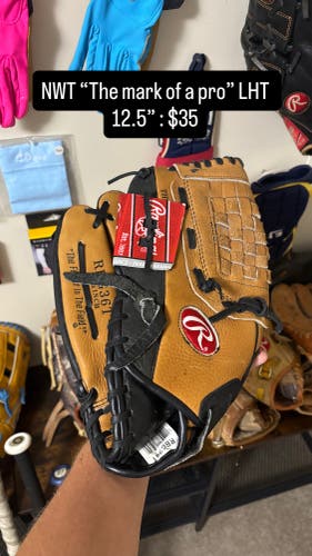 Rawlings The Mark of a Pro LH Outfield Baseball Glove 12.5" (New)
