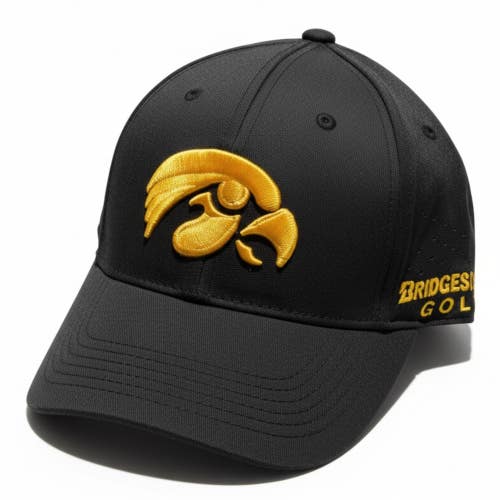 Bridgestone Golf Iowa Hawkeyes One Size Fits Most Fitted Hat