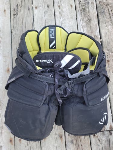 Used (like New) Small/Medium Warrior Ritual X Hockey Goalie Pants