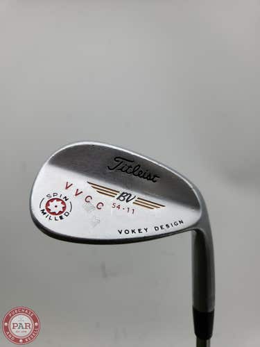 2009 TITLEIST VOKEY SPIN MILLED CHROME WEDGE 54*/11 WEDGEFLEX BV VOKEY STOCK 34"