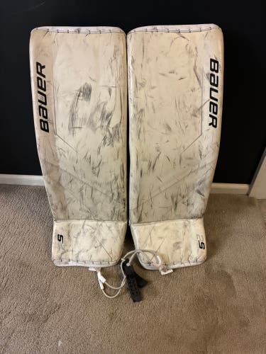 Small Bauer Supreme 2S Pro Goalie Leg Pads (Used)