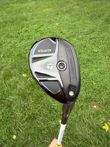 TaylorMade Qi4D Rescue 3 Hybrid 19 Kai'Li Blue DarkWave Stiff Flex 40" +HC MINT