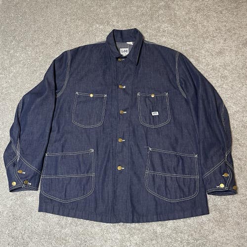 Vintage Lee 91-J Sanforized Union Denim Chore Jacket 1960s Levi Coat - EXCELLENT