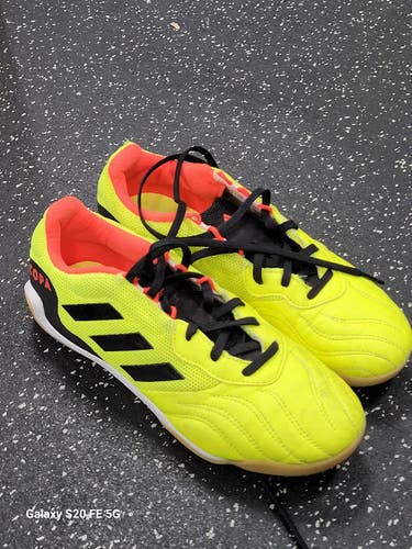 Used Adidas Soccer Indoor Shoes Yellow Senior 7.5 11849-S000044812