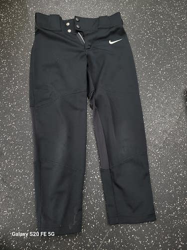 Used Nike BASEBALL PANTS BB/SB Pant Boys Black SM 11849-S000044835