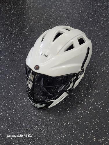 Used Cascade CS Lacrosse Helmet White One Size 11849-S000044851
