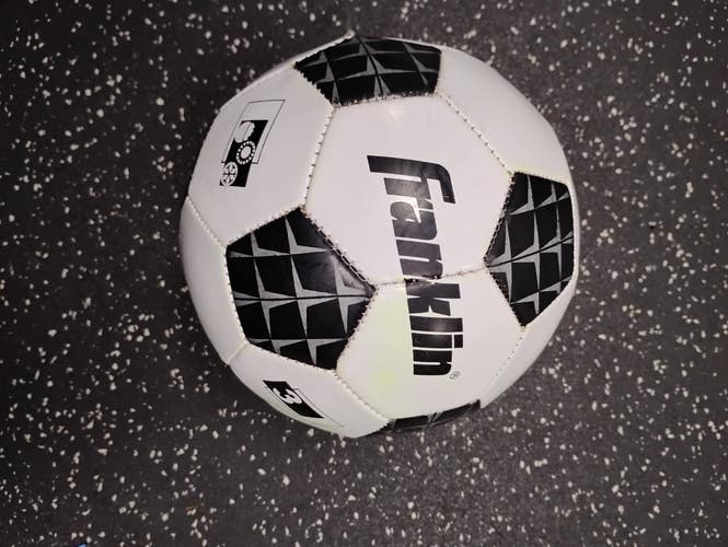 Used Franklin ALL WEATHER All Size Soccer Ball Black 3 11849-S000044855
