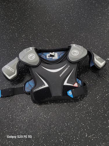 Used Maverik CHARGER Lacrosse Shoulder Pads Black SM 11849-S000044850