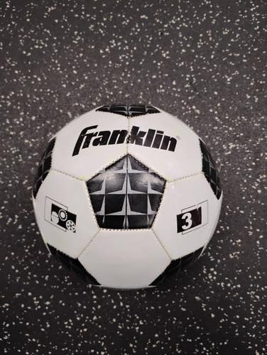 Used Franklin ALL WEATHER All Size Soccer Ball Black 3 11849-S000044856