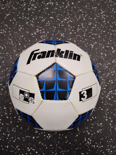 Used Franklin ALL WEATHER All Size Soccer Ball Royal Blue 3 11849-S000044857