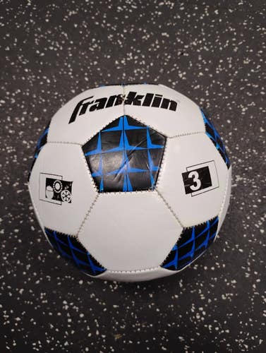 Used Franklin ALL WEATHER All Size Soccer Ball Royal Blue 3 11849-S000044858