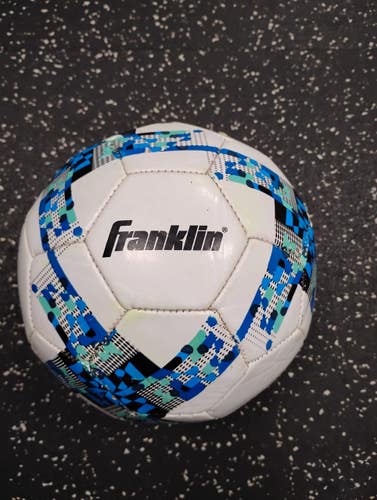 Used Franklin ALL WEATHER All Size Soccer Ball Royal Blue 3 11849-S000044859