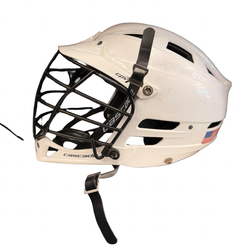 Used Cascade CPV-R Lacrosse Helmet White M/L 10299-S000314268