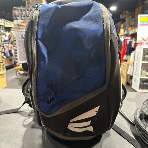 Used Easton BACK PACK BAG BB/SB Player Carry Bag Royal Blue 11375-S000381215